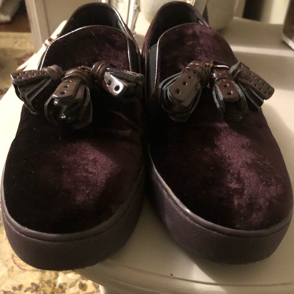 Nine West Velvet Tassel Loafers/Sneakers 7 - Picture 4 of 9